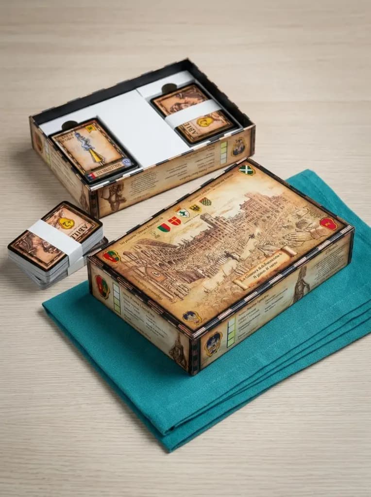La Giostra del Saracino diventa un gioco di carte.