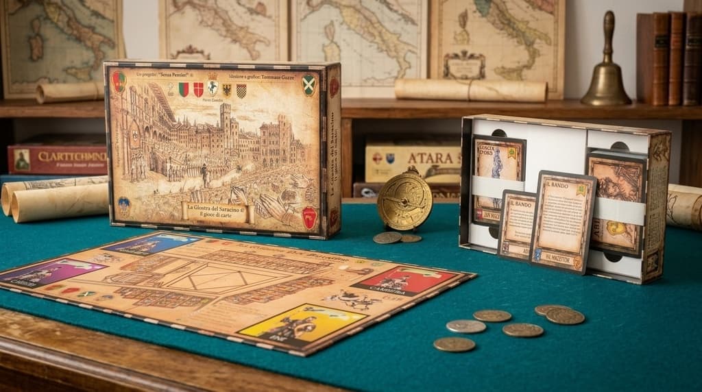 Il Grande Gioco di Carte Del Saracino — Stampato a Sansepolcro.